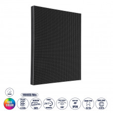GLOBOSTAR® NEOWALL 41024 Module για Οθόνες Video Wall 25x25cm 64x64px P3.91 LED 45W 3840Hz 4096 Dots ≥1900cd/㎡ Nits DC 5V Εσωτερικού Χώρου IP31 Full Color S1/16 14Bits - Kinglight SMD2121 - Αριστερό -