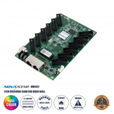 GLOBOSTAR® MRV412-N 41056 Novastar MRV412-N Receiving Card για Οθόνες LED Video Wall 12 x HUB75E με Loading Capacity σε Pixel 512 x 512px - Gigabit Network Ethernet Input & Output Ports - DC 5V IP20 -
