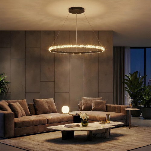 kelvo® DIAMOND KLV-101-0231 Κρεμαστό Φωτιστικό Οροφής LED 67W 6700lm 180° AC 220-240V IP20 Ρυθμιζόμενο Λευκό CCT με Χειριστήριο από 2700K έως 6000K Dimmable - Lumileds SMD Chip - Μαύρο Ματ - Μ80 x Π80 kelvo® DIAMOND KLV-101-0231 Κρεμαστό Φωτιστικό Οροφής LED 67W 6700lm 180° AC 220-240V IP20 Ρυθμιζόμενο Λευκό CCT με Χειριστήριο από 2700K έως 6000K Dimmable - Lumileds SMD Chip - Μαύρο Ματ - Μ80 x Π80