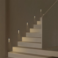 kelvo® STEPART KLV-101-0093 Χωνευτό Φωτιστικό Σκαλοπατιού / Διαδρόμου LED 3W 375lm 45° AC 220-240V Αδιάβροχο IP65 Θερμό Λευκό 2700K - Lumileds SMD Chip & TÜV SÜD Driver - Γκρι Ανθρακί Ματ - Μ6.5 x Π6.