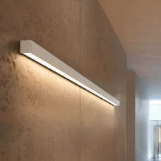 kelvo® ORION KLV-101-0363-V3 Φωτιστικό Τοίχου / Απλίκα LED 72W 7200lm 120° AC 220-240V IP20 Ρυθμιζόμενο Λευκό CCT με Χειριστήριο από 2700K έως 6000K Dimmable - Lumileds SMD Chip - Λευκό Ματ - Μ120 x Π