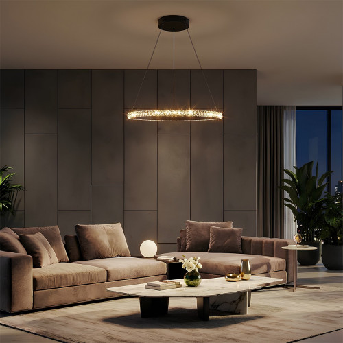 kelvo® DIAMOND KLV-101-0229 Κρεμαστό Φωτιστικό Οροφής LED 45W 4500lm 180° AC 220-240V IP20 Ρυθμιζόμενο Λευκό CCT με Χειριστήριο από 2700K έως 6000K Dimmable - Lumileds SMD Chip - Μαύρο Ματ - Μ60 x Π60 kelvo® DIAMOND KLV-101-0229 Κρεμαστό Φωτιστικό Οροφής LED 45W 4500lm 180° AC 220-240V IP20 Ρυθμιζόμενο Λευκό CCT με Χειριστήριο από 2700K έως 6000K Dimmable - Lumileds SMD Chip - Μαύρο Ματ - Μ60 x Π60