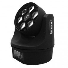 GLOBOSTAR® MINIBEE 51122 Stage Κινούμενη Ρομποτική Κεφαλή Bee Eye Super Beam & Wash LED 90W Zoom 6°/51° AC 220-240V IP20 6 x 15W CREE Chip Πολύχρωμο RGBW Dimmable DMX512 Protocol 11/14 Channels - Μ18 