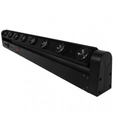 GLOBOSTAR® BAR 51132 Stage Κινούμενη Ρομποτική Κεφαλή Super Beam LED 160W 8° AC 220-240V IP20 8 x 20W CREE Chip Πολύχρωμο RGBW Dimmable DMX512 Protocol 9/38 Channels - Μ110 x Π13.2 x Υ15.5cm - 2 Χρόνι