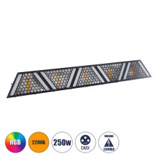 HEXA® HALO 51200 Stage Φωτιστικό Ειδικών Εφέ Digital Matrix Pixel & Blinder LED 295W 120° AC 220-240V IP20 5 x 50W COB Chip & 90 x 0.5W SMD5050 Chip Ultra Θερμό Λευκό 2200K & Πολύχρωμο RGB Dimmable DM