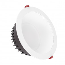 GLOBOSTAR® PANELCO 60196 Χωνευτό Downlight Panel Οροφής LED 42W 4830lm 60° AC 220-240V IP20 Θερμό Λευκό 2700K - Osram COB Chip & TÜV SÜD Driver - Λευκό Γαλακτερό - Μ22 x Π22 x Υ9.5cm / Q20cm - 5 Χρόνι