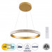 GLOBOSTAR® DIAMOND 61129 Μοντέρνο Κρεμαστό Φωτιστικό Οροφής LED 30W 3513lm 360° AC 220-240V IP20 Ρυθμιζόμενο Λευκό CCT με Χειριστήριο από 2700K έως 6000K Dimmable - Lumileds SMD Chip - Χρυσό Βούρτσας GLOBOSTAR® DIAMOND 61129 Μοντέρνο Κρεμαστό Φωτιστικό Οροφής LED 30W 3513lm 360° AC 220-240V IP20 Ρυθμιζόμενο Λευκό CCT με Χειριστήριο από 2700K έως 6000K Dimmable - Lumileds SMD Chip - Χρυσό Βούρτσας