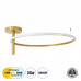 GLOBOSTAR® VERONA 61225 Μοντέρνο Φωτιστικό Οροφής LED 36W 4032lm 360° AC 220-240V IP20 Ρυθμιζόμενο Λευκό CCT με On/Off 2700K/4500K/6000K - Lumileds SMD Chip - Χρυσό Βούρτσας - Μ60 x Π60 x Υ23cm - 3 Χρ GLOBOSTAR® VERONA 61225 Μοντέρνο Φωτιστικό Οροφής LED 36W 4032lm 360° AC 220-240V IP20 Ρυθμιζόμενο Λευκό CCT με On/Off 2700K/4500K/6000K - Lumileds SMD Chip - Χρυσό Βούρτσας - Μ60 x Π60 x Υ23cm - 3 Χρ