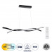 GLOBOSTAR® MORALES 61275 Μοντέρνο Κρεμαστό Φωτιστικό Οροφής LED 54W 6048lm 300° AC 220-240V IP20 Ρυθμιζόμενο Λευκό CCT με Χειριστήριο από 2700K έως 6000K Dimmable - Lumileds SMD Chip - Μαύρο Ματ - Μ90 GLOBOSTAR® MORALES 61275 Μοντέρνο Κρεμαστό Φωτιστικό Οροφής LED 54W 6048lm 300° AC 220-240V IP20 Ρυθμιζόμενο Λευκό CCT με Χειριστήριο από 2700K έως 6000K Dimmable - Lumileds SMD Chip - Μαύρο Ματ - Μ90