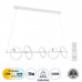 GLOBOSTAR® CIRCOLARE 61320 Μοντέρνο Κρεμαστό Φωτιστικό Οροφής LED 75W 8400lm 360° AC 220-240V IP20 Ρυθμιζόμενο Λευκό CCT με Χειριστήριο από 2700K έως 6000K Dimmable - Lumileds SMD Chip - Λευκό Ματ - Μ GLOBOSTAR® CIRCOLARE 61320 Μοντέρνο Κρεμαστό Φωτιστικό Οροφής LED 75W 8400lm 360° AC 220-240V IP20 Ρυθμιζόμενο Λευκό CCT με Χειριστήριο από 2700K έως 6000K Dimmable - Lumileds SMD Chip - Λευκό Ματ - Μ
