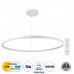 GLOBOSTAR® DIAMOND 61518 Μοντέρνο Κρεμαστό Φωτιστικό Οροφής LED 75W 8400lm 360° AC 220-240V IP20 Ρυθμιζόμενο Λευκό CCT με Χειριστήριο από 2700K έως 6000K Dimmable - Lumileds SMD Chip - Λευκό Ματ - Μ10 GLOBOSTAR® DIAMOND 61518 Μοντέρνο Κρεμαστό Φωτιστικό Οροφής LED 75W 8400lm 360° AC 220-240V IP20 Ρυθμιζόμενο Λευκό CCT με Χειριστήριο από 2700K έως 6000K Dimmable - Lumileds SMD Chip - Λευκό Ματ - Μ10