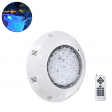 GLOBOSTAR® POOLETI 61542 Υποβρύχιο Φωτιστικό για Σιντριβάνια/Πισίνες LED 25W 1750lm 120° AC 12V Αδιάβροχο IP68 RGB Dimmable  - Ασύρματο Χειριστήριο RF 2.4Ghz Εμβέλειας 60 Μέτρων - 2m VDE Rubber Καλώδι