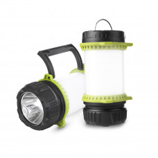 GloboStar® 69936 Φορητός Φακός Χειρός Κάμπινγκ LED Osram 10W με Επαναφορτιζόμενη Μπαταρία 2600mAh & Καλώδιο Φόρτισης USB - CCT - Θερμό Λευκό 2700K - Φυσικό Λευκό 4500K - Ψυχρό Λευκό 6000K & Κόκκινο - 