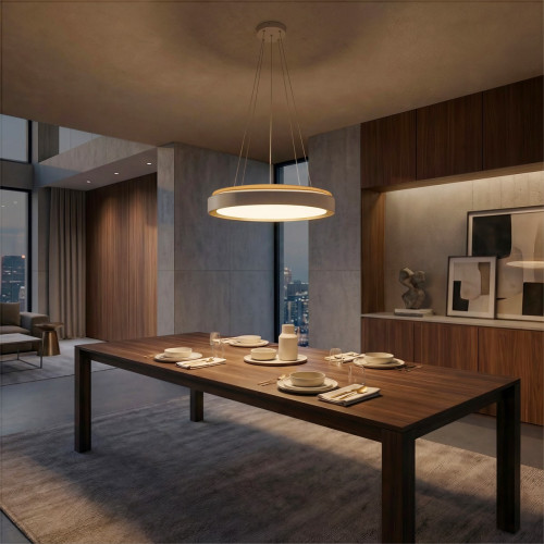 kelvo® BARCHETTA KLV-101-0267 Κρεμαστό Φωτιστικό Οροφής LED 72W 7200lm 120° AC 220-240V IP20 Ρυθμιζόμενο Λευκό CCT με Χειριστήριο από 2700K έως 6000K Dimmable - Lumileds SMD Chip - Λευκό & Σαμπανιζέ Χ kelvo® BARCHETTA KLV-101-0267 Κρεμαστό Φωτιστικό Οροφής LED 72W 7200lm 120° AC 220-240V IP20 Ρυθμιζόμενο Λευκό CCT με Χειριστήριο από 2700K έως 6000K Dimmable - Lumileds SMD Chip - Λευκό & Σαμπανιζέ Χ