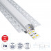 GLOBOSTAR® ALP-PLASTERIN GYPSO 70819-2M Χωνευτό Προφίλ Αλουμινίου Ειδικό για Γυψοσανίδα με Λευκό Γαλακτερό Πατητό Κάλυμμα για Ταινίες LED IP20 - Ασημί & Λευκό - Μ200 x Π6.7 x Υ1.4cm - Πακέτο 5 Τεμαχίω GLOBOSTAR® ALP-PLASTERIN GYPSO 70819-2M Χωνευτό Προφίλ Αλουμινίου Ειδικό για Γυψοσανίδα με Λευκό Γαλακτερό Πατητό Κάλυμμα για Ταινίες LED IP20 - Ασημί & Λευκό - Μ200 x Π6.7 x Υ1.4cm - Πακέτο 5 Τεμαχίω