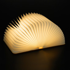 GLOBOSTAR® BOOKDECO 79635 Μοντέρνο Επιτραπέζιο Φωτιστικό Πορτατίφ LED 4W 350lm 180° DC 5V με USB 2.0 & Επαναφορτιζόμενη Μπαταρία Li-ion 3.2V 1000mAh IP20 Θερμό Λευκό 2700K - Μπεζ - Μ21.5 x Π16.5 x Υ2.