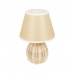 GLOBOSTAR® HASUMI 01957 Boho Επιτραπέζιο Φωτιστικό Πορτατίφ με Ντουί 1 x E27 AC 220-240V IP20 - Μπεζ & Λευκό - Μ19 x Π19 x Υ30cm GLOBOSTAR® HASUMI 01957 Boho Επιτραπέζιο Φωτιστικό Πορτατίφ με Ντουί 1 x E27 AC 220-240V IP20 - Μπεζ & Λευκό - Μ19 x Π19 x Υ30cm