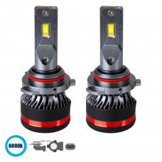 GLOBOSTAR® LEDKITM8PRO 82091 Λάμπα HIR2 9012 CANbus LED 60W/120W 6000lm/12000lm 360° DC 12-24V Αδιάβροχο IP65 Ψυχρό Λευκό 6000K - CREE COB Chip - Μ3.1 x Π3.1 x Υ7.5cm - Πακέτο 2 Τεμαχίων - 2 Χρόνια Εγ