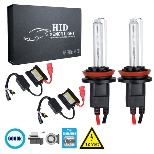 GloboStar® 84104 H8 CB Line KIT Βασικού Φωτισμού Αυτοκινήτου & Μοτοσυκλέτας 2nd Generation Can-Bus Series XENON 70W 6400lm DC 9-16V Αδιάβροχο IP65 Ψυχρό Λευκό 6000K GloboStar® 84104 H8 CB Line KIT Βασικού Φωτισμού Αυτοκινήτου & Μοτοσυκλέτας 2nd Generation Can-Bus Series XENON 70W 6400lm DC 9-16V Αδιάβροχο IP65 Ψυχρό Λευκό 6000K