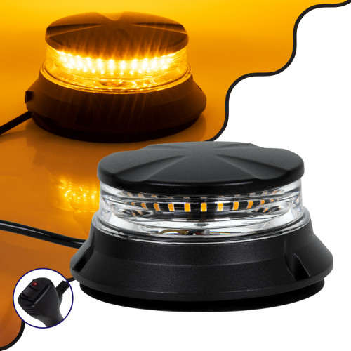 GloboStar® 85171 PRO Series Φάρος Σήμανσης Οχήματος Οδικής Βοήθείας για Αυτοκίνητα & Φορτηγά 6 Προγραμμάτων Φωτισμού STROBE LED SMD 3030 48W DC 10-30V Αδιάβροχος IP66 Πορτοκαλί GloboStar® 85171 PRO Series Φάρος Σήμανσης Οχήματος Οδικής Βοήθείας για Αυτοκίνητα & Φορτηγά 6 Προγραμμάτων Φωτισμού STROBE LED SMD 3030 48W DC 10-30V Αδιάβροχος IP66 Πορτοκαλί