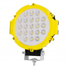 GloboStar® 85411 PRO Series Προβολέας Εργασίας Κίτρινος - Working Light για Αυτοκίνητα & Φορτηγά LED CREE XBD 63W 6300lm DC 10-30V Αδιάβροχος IP65 Ψυχρό Λευκό 6000K