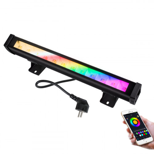 GloboStar® 85816 Μπάρα Εξωτερική LED SMD 5050 & 2835 20W 2000lm 180° AC 230V με Ασύρματο Wireless Bluetooth Αδιάβροχη IP66 Πολύχρωμη RGB+CCT Θερμό Λευκό 3000K - Λευκό Ημέρας 4500K - Ψυχρό Λευκό 6000K GloboStar® 85816 Μπάρα Εξωτερική LED SMD 5050 & 2835 20W 2000lm 180° AC 230V με Ασύρματο Wireless Bluetooth Αδιάβροχη IP66 Πολύχρωμη RGB+CCT Θερμό Λευκό 3000K - Λευκό Ημέρας 4500K - Ψυχρό Λευκό 6000K