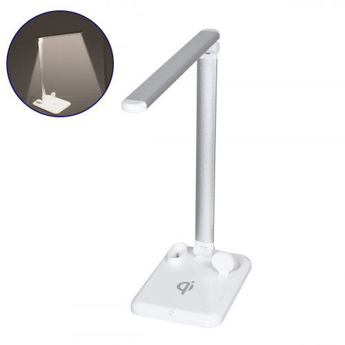 GLOBOSTAR® ONO 86101 Μοντέρνο Επιτραπέζιο Φωτιστικό Γραφείου με Ασύρματη Φόρτιση 10W 2A LED 5W 1000lm 90° DC 5V με USB-C IP20 Φυσικό Λευκό 4500K - Sanan SMD Chip - Λευκό - Μ33 x Π14 x Υ63cm - 2 Χρόνια GLOBOSTAR® ONO 86101 Μοντέρνο Επιτραπέζιο Φωτιστικό Γραφείου με Ασύρματη Φόρτιση 10W 2A LED 5W 1000lm 90° DC 5V με USB-C IP20 Φυσικό Λευκό 4500K - Sanan SMD Chip - Λευκό - Μ33 x Π14 x Υ63cm - 2 Χρόνια