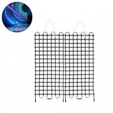 GloboStar® 90142 Digital Pixel Addressable Facade Soft Net Panel - Ψηφιακό Εύκαμπτο Δίχτυ Πάνελ Πρόσοψης Κτιρίων LED SMD 3535 192W/m2 256LED/m2 256PIXEL/m2 SPI/TTL Protocol IC UCS512B 11520lm/m2 120° 