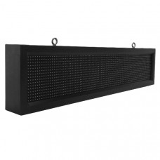GLOBOSTAR® DISPLAY 90251 Κυλιόμενη Ψηφιακή Επιγραφή P10 Μονής Όψης LED AC 220-240V Αδιάβροχο IP65 Κόκκινο - WiFi Control μέσω FK APP - Αισθητήρας Θερμοκρασίας & Υγρασίας - Μ104 x Π9 x Υ24cm - 2 Χρόνια