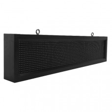 GLOBOSTAR® DISPLAY 90254 Κυλιόμενη Ψηφιακή Επιγραφή P10 Μονής Όψης LED AC 220-240V Αδιάβροχο IP65 Πορτοκαλί - WiFi Control μέσω FK APP - Αισθητήρας Θερμοκρασίας & Υγρασίας - Μ104 x Π9 x Υ24cm - 2 Χρόν