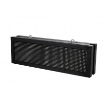 GLOBOSTAR® DISPLAY 90269 Κυλιόμενη Ψηφιακή Επιγραφή 64x16cm P10 Διπλής Όψης LED AC 220-240V Αδιάβροχο IP65 RGB - WiFi Control μέσω FK APP - Αισθητήρας Θερμοκρασίας & Υγρασίας - Μ70.5 x Π11 x Υ22.5cm -