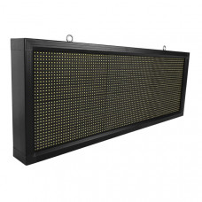 GLOBOSTAR® DISPLAY 90270 Κυλιόμενη Ψηφιακή Επιγραφή P10 Μονής Όψης LED AC 220-240V Αδιάβροχο IP54 Ψυχρό Λευκό 6000K - WiFi Control μέσω FK APP - Αισθητήρας Θερμοκρασίας & Υγρασίας - Μ104 x Π9 x Υ40cm 