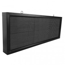 GLOBOSTAR® DISPLAY 90273 Κυλιόμενη Ψηφιακή Επιγραφή P10 Μονής Όψης LED AC 220-240V Αδιάβροχο IP54 Μπλε - WiFi Control μέσω FK APP - Αισθητήρας Θερμοκρασίας & Υγρασίας - Μ104 x Π9 x Υ40cm - 2 Χρόνια Εγ
