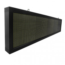 GLOBOSTAR® DISPLAY 90280 Κυλιόμενη Ψηφιακή Επιγραφή Μονής Όψης 160x32cm P10 160x32 Pixel LED 250W AC 220-240V Αδιάβροχο IP65 Ψυχρό Λευκό 6000K - WiFi Control μέσω FK APP - Αισθητήρας Θερμοκρασίας & Υγ