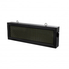 GLOBOSTAR® DISPLAY 90306 Κυλιόμενη Ψηφιακή Επιγραφή 64x16cm P10 Μονής Όψης LED AC 220-240V Αδιάβροχο IP65 Ψυχρό Λευκό 6000K - WiFi Control μέσω FK APP - Αισθητήρας Θερμοκρασίας & Υγρασίας - Μ72 x Π9 x