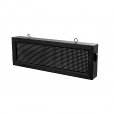 GLOBOSTAR® DISPLAY 90309 Κυλιόμενη Ψηφιακή Επιγραφή 64x16cm P10 Μονής Όψης LED AC 220-240V Αδιάβροχο IP65 Πορτοκαλί - WiFi Control μέσω FK APP - Αισθητήρας Θερμοκρασίας & Υγρασίας - Μ72 x Π9 x Υ24cm -