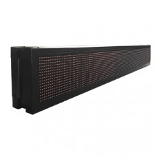 GLOBOSTAR® DISPLAY 90311 Κυλιόμενη Ψηφιακή Επιγραφή Διπλής Όψης 160x16cm P10 160x16 Pixel LED 250W AC 220-240V Αδιάβροχο IP65 Κόκκινο - WiFi Control μέσω FK APP - Αισθητήρας Θερμοκρασίας & Υγρασίας - 