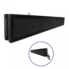 GLOBOSTAR® DISPLAY 90313 Κυλιόμενη Ψηφιακή Επιγραφή P10 Διπλής Όψης LED AC 220-240V Αδιάβροχο IP65 Μπλε - WiFi Control μέσω FK APP - Αισθητήρας Θερμοκρασίας & Υγρασίας - Μ168 x Π12 x Υ24cm - 2 Χρόνια 