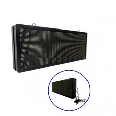 GLOBOSTAR® DISPLAY 90320 Κυλιόμενη Ψηφιακή Επιγραφή P10 Διπλής Όψης LED AC 220-240V Αδιάβροχο IP65 Ψυχρό Λευκό 6000K - WiFi Control μέσω FK APP - Αισθητήρας Θερμοκρασίας & Υγρασίας - Μ104 x Π12 x Υ40c