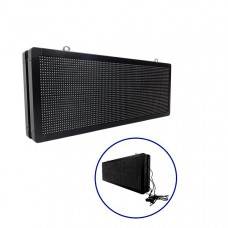 GLOBOSTAR® DISPLAY 90325 Κυλιόμενη Ψηφιακή Επιγραφή P10 Διπλής Όψης LED AC 220-240V Αδιάβροχο IP65 RGB - WiFi Control μέσω FK APP - Αισθητήρας Θερμοκρασίας & Υγρασίας - Μ104 x Π12 x Υ40cm - 2 Χρόνια Ε