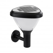 GLOBOSTAR® NATURE 90526 Φωτιστικό Κολωνάκι Κήπου LED 10W 330lm 120° με Ενσωματωμένο Φωτοβολταϊκό Panel 6V 2W & Επαναφορτιζόμενη Μπαταρία Li-ion 3.2V 1800mAh με Αισθητήρα Ημέρας-Νύχτας Αδιάβροχο IP65 Ψ
