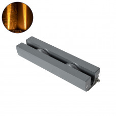 GLOBOSTAR® WINDOWARTE 90718 Φωτιστικό Ανάδειξης Παραθύρων LED 18W 1530lm 8°x180° DC 24V Αδιάβροχο IP67 Ultra Θερμό Λευκό 2200K Dimmable - CREE XPE Chip - Γκρι Ανθρακί - Μ25 x Π7 x Υ4.5cm - 3 Χρόνια Εγ