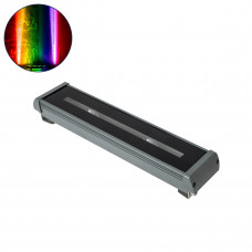 GLOBOSTAR® WINDOWRAFI 90729 Φωτιστικό Ανάδειξης Παραθύρων LED 18W 1440lm 8°x180° DC 24V Αδιάβροχο IP67 Πολύχρωμο RGBW Dimmable DMX512 - CREE XPE Chip - Γκρι Ανθρακί - Μ30.5 x Π6.7 x Υ4.5cm - 3 Χρόνια 