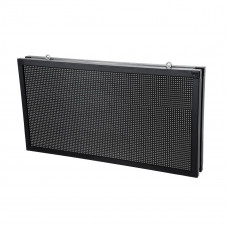GLOBOSTAR® DISPLAY 90815 Κυλιόμενη Ψηφιακή Επιγραφή 96x48cm P10 Διπλής Όψης LED AC 220-240V Αδιάβροχο IP65 Πορτοκαλί - WiFi Control μέσω FK APP - Αισθητήρας Θερμοκρασίας & Υγρασίας - Μ102 x Π11 x Υ54.
