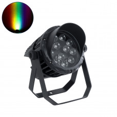 GLOBOSTAR® FLOODKARA 90820 Προβολέας Σποτ Wall Washer με Αντιθαμβωτική Γρίλια LED 54W 5940lm 5° DC 24V Αδιάβροχο IP67 Πολύχρωμο RGBW Dimmable DMX512 - CREE XPE Chip - Γκρι Ανθρακί - Μ28 x Π32 x H27cm 