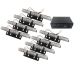 Εξωτερικά Φώτα Οδικής Βοήθειας STROBO LED 8x3 72W 10-30V IP65 Αδιάβροχα Πορτοκαλί GloboStar 88982