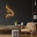 kelvo® GLOW KLV-101-0169 Φωτιστικό Τοίχου / Απλίκα LED 18W 1800lm 360° AC 220-240V IP20 Ρυθμιζόμενο Λευκό CCT με On/Off 2700K/4500K/6000K - Lumileds SMD Chip - Χρυσό Πλατίνα - Μ30 x Π15 x Υ70cm - 3 Χρ