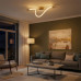 kelvo® GLOW KLV-101-0169-V2 Φωτιστικό Οροφής LED 18W 1800lm 360° AC 220-240V IP20 Ρυθμιζόμενο Λευκό CCT με On/Off 2700K/4500K/6000K - Lumileds SMD Chip - Χρυσό Πλατίνα - Μ30 x Π15 x Υ70cm - 3 Χρόνια Ε kelvo® GLOW KLV-101-0169-V2 Φωτιστικό Οροφής LED 18W 1800lm 360° AC 220-240V IP20 Ρυθμιζόμενο Λευκό CCT με On/Off 2700K/4500K/6000K - Lumileds SMD Chip - Χρυσό Πλατίνα - Μ30 x Π15 x Υ70cm - 3 Χρόνια Ε