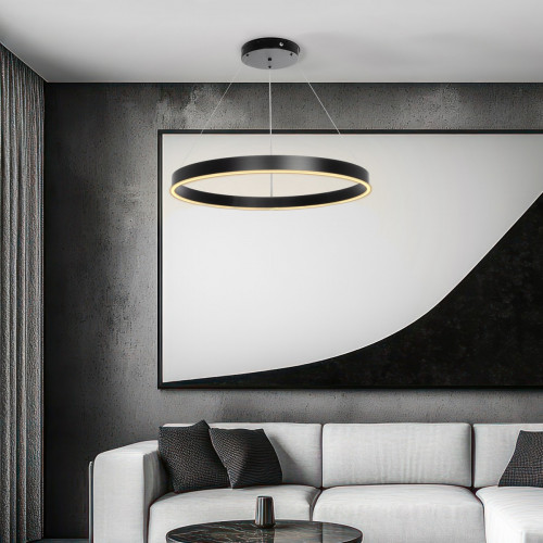 kelvo® VENOM KLV-101-0190 Κρεμαστό Φωτιστικό Οροφής LED 67W 6700lm 120° AC 220-240V IP20 Ρυθμιζόμενο Λευκό CCT με Χειριστήριο από 2700K έως 6000K Dimmable - Lumileds SMD Chip - Μαύρο Ματ - Μ80 x Π80 x kelvo® VENOM KLV-101-0190 Κρεμαστό Φωτιστικό Οροφής LED 67W 6700lm 120° AC 220-240V IP20 Ρυθμιζόμενο Λευκό CCT με Χειριστήριο από 2700K έως 6000K Dimmable - Lumileds SMD Chip - Μαύρο Ματ - Μ80 x Π80 x