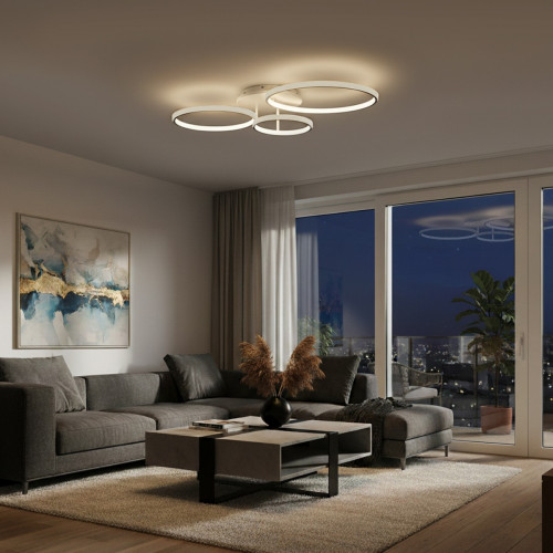 kelvo® NEMESIS KLV-101-0206 Φωτιστικό Οροφής LED 98W 9800lm 360° AC 220-240V IP20 Ρυθμιζόμενο Λευκό CCT με Χειριστήριο από 2700K έως 6000K Dimmable - Lumileds SMD Chip - Λευκό Ματ - Μ89 x Π60 x Υ19cm kelvo® NEMESIS KLV-101-0206 Φωτιστικό Οροφής LED 98W 9800lm 360° AC 220-240V IP20 Ρυθμιζόμενο Λευκό CCT με Χειριστήριο από 2700K έως 6000K Dimmable - Lumileds SMD Chip - Λευκό Ματ - Μ89 x Π60 x Υ19cm